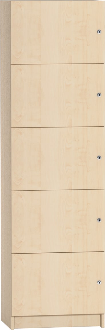 Schließfachschrank, Schlösser rechts; B 50 x H 191 x T 45,5 cm