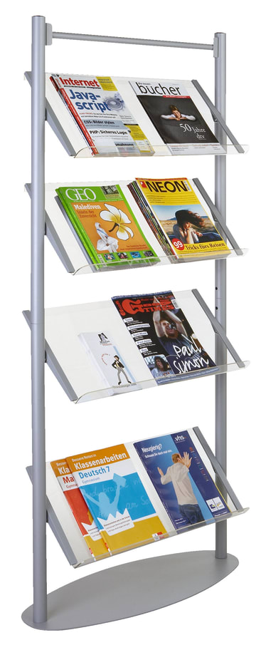 Zeitschriftenständer, frei stehend
