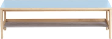 Garderobenbank YUNA mit Schuhablage, fest montierbar, div. Farben, B 120 x H 35 x T 33 cm