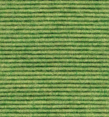 Nahaufnahme von mehreren Reihen grüner Schnüre, die in parallelen horizontalen Linien angeordnet sind und eine detaillierte Textur und feine Fasern aufweisen.