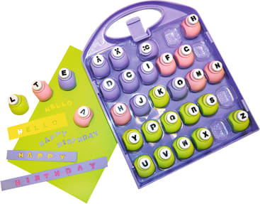 Locher-Set Alphabet, 30-teilig