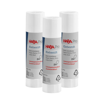 HABA Pro Klebestifte-Set, 3-teilig