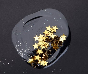 Glitter-Set, 10 Röhrchen + 1 Tube Kleber