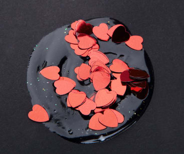 Glitter-Set, 10 Röhrchen + 1 Tube Kleber