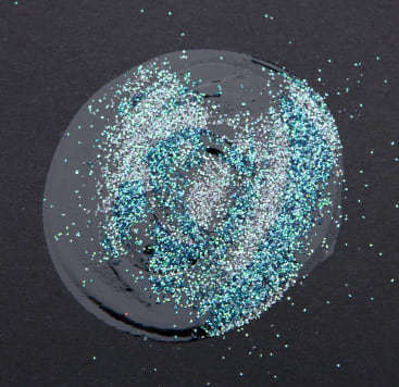 Glitter-Set, 10 Röhrchen + 1 Tube Kleber
