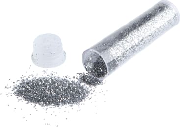 Glitter-Set, 10 Röhrchen + 1 Tube Kleber