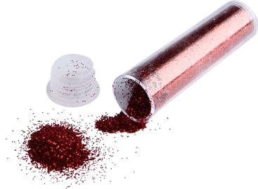 Glitter-Set, 10 Röhrchen + 1 Tube Kleber