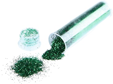Glitter-Set, 10 Röhrchen + 1 Tube Kleber