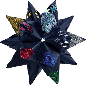 Glitter-Set, 10 Röhrchen + 1 Tube Kleber
