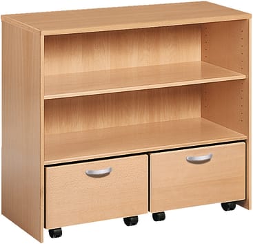 Rollkastenschrank Forminant, Rollkästen natur, B 100 x H 64,5 x T 39,4 cm
