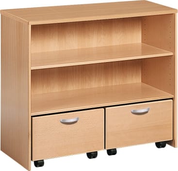 Rollkastenschrank Forminant, Rollkästen natur, B 100 x H 83,6 x T 39,4 cm