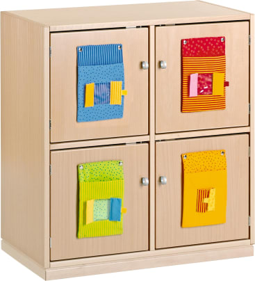 Ankleideschrank, 4 Türen,B 77,4 x H 77,4 x T 33 cm