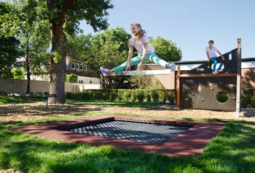 Kinder-Bodentrampolin XL, vandalismussic