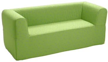 Sofa 3-Sitzer, Kunstleder, div. Farben, Sitzh. 30 cm