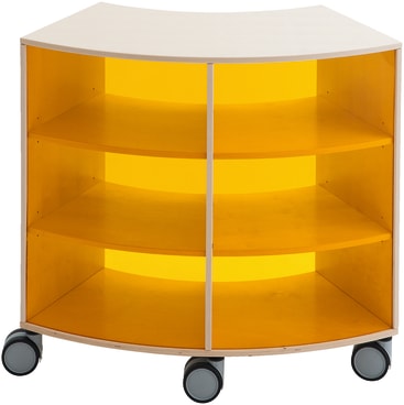 Bogenschrank move.upp®, Acryl am Außenradius, div. Farben, B 100,8 x H 79 x T 38 cm