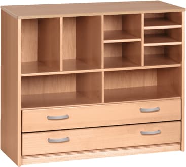 Regalschrank Forminant mit Unterteilungen, B 100 x H 83,6 x T 39,4 cm