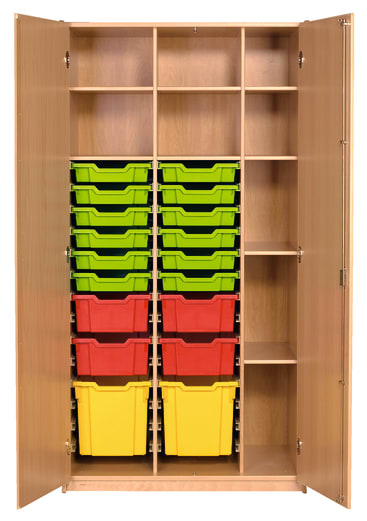 Materialschrank Forminant zum Selbstbestücken, B 100 x H 182 x T 60 cm