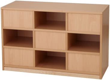 Regalschrank Forminant, wechselseitig offen, B 100 x H 64,5 x T 39,4 cm
