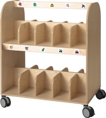Taschenwagen für 28 Kinder, B 128 cm