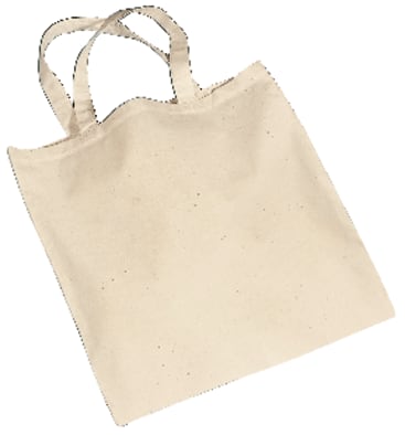 Baumwolltaschen, 42 x 37 cm, 5 Stück