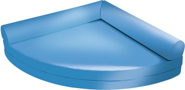 Viertelkreis-Klappmatte