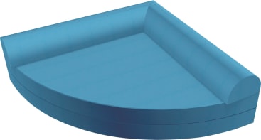 Viertelkreis-Klappmatte