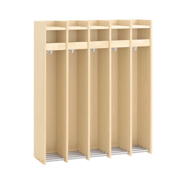 Wandgarderobe YUNA, 5 Felder, B 100,75 x H 115,8 x T 22 cm