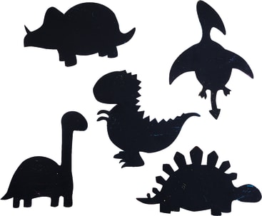 Kratzbilder Dinosaurier, magnetisch, 30 Stück