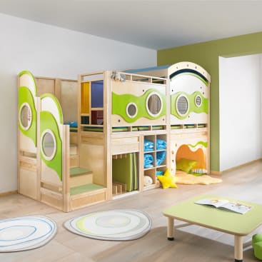 Schlafgemino B – Liegefläche für 6 - 8 Kinder