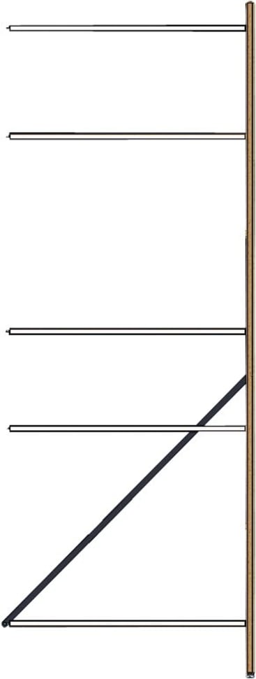 Anbauregal, 1 Rahmenteil
