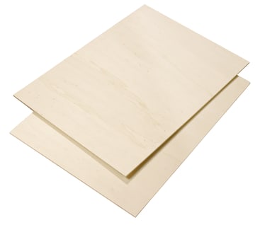 Sperrholzpaletten, 10 Stück, DIN A4, 4 mm