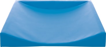Wickelauflage mit Mulde, Kunstleder, div. Farben, B 86 cm