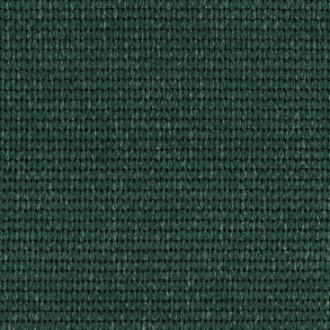Nahaufnahme eines dunkelgrünen Maschengewebes mit einem regelmäßigen, gitterartigen Webmuster. Die Textur wirkt synthetisch, mit kleinen rautenförmigen Öffnungen, die gleichmäßig über das Material verteilt sind.