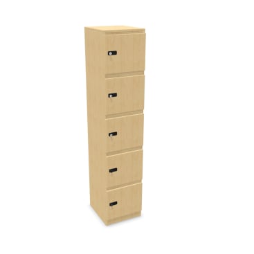 Schließfachschrank, Schlösser links; B 40 x H 191 x T 45,5 cm