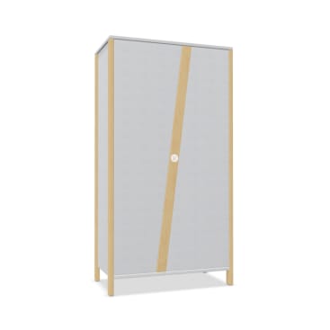 Werkmaterialschrank Linus, B 110,4 x H 208,6 (mit Füßen) x T 60 cm