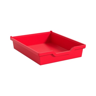 Gratnells Materialbox H 7,5 cm, rot