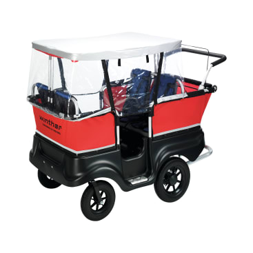 Winther Regendach Krippenwagen, 4-Sitzer
