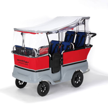 Winther Regendach Krippenwagen, 6-Sitzer