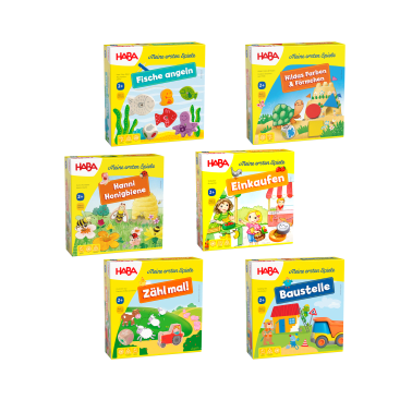 HABA Spielepaket "Meine ersten Spiele", 6 Spiele