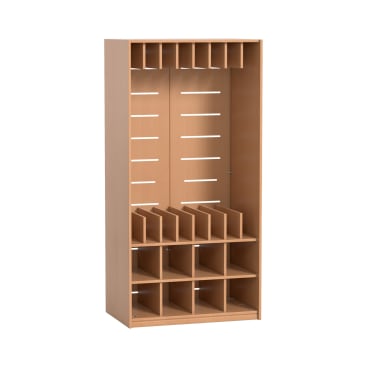 Liegepolster-/Deckenschrank für Wolldecken, H 196,8 x B 96,6 x T 62 cm
