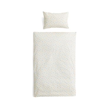 Bettwäsche-Set Kiga Sterne, 2-teilig, Kissen 40 x 40 cm, Decke 150 x 100 cm