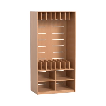 Liegepolsterschrank für Steppdecken, H 196,8 x B 96,6 x T 62 cm