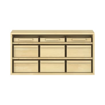 Pureo Materialschrank, offen B100 x H50 x T42 cm