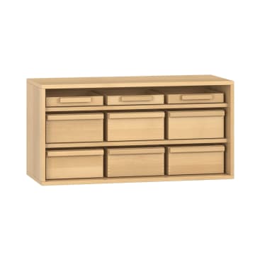 Pureo Materialschrank, offen B100 x H50 x T42 cm
