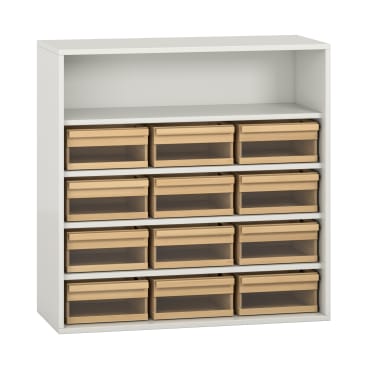 Pureo Materialschrank Acryl, Dekor B100 x H100 x T42 cm