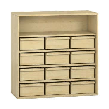 Pureo Materialschrank B100 x H100 x T42 cm