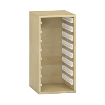 Pureo Rollwagen für Materialboxen B37 x H75 x T42 cm