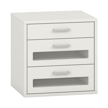 Pureo Schubkastenschrank Acryl, Dekor B50 x H50 x T42 cm