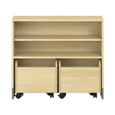 Pureo Regalschrank für Rollkästen B100 x H75 x T42 cm