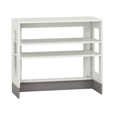 Pureo Regal für Rollkästen, Dekor B100 x H87,5 x T42 cm